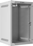 Lanberg Rack Wandschrank 25,40cm (10) 9U/280X310 Glast&uuml;r grau (WF10-2309-10S)
