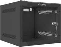 Lanberg Rack Wandschrank 25,40cm (10) 4U/280X310 Glast&uuml;r schwarz (WF10-2304-10B)