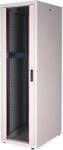 Roline Basic - Schrank Netzwerkschrank - Glas T&uuml;r - Hellgrau, RAL 7035 - 42HE...