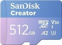 SanDisk Creator MicroSD 512GB (SDSQXAV-512G-GN6MS)