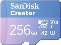 SanDisk Creator MicroSD 256GB (SDSQXAV-256G-GN6MS)