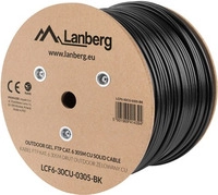 Lanberg LCF6-30CU-0305-BK Netzwerkkabel Schwarz 305 m Cat6 (LCF6-30CU-0305-BK)