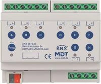 MDT AKS-0810.03 Schaltaktor 8fach 6TE REG 10A 230VAC C-Last Standard 140&Acirc;&micro;F