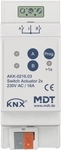 MDT AKK-0216.03 Schaltaktor 2-fach, 2TE, REG, 16A, 70&micro; (AKK-0216.03)