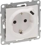 Legrand SEANO Schuko-Steckdose 765126 +USB-C m.Steckklemmen Ultrawei&szlig; 5...