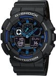 Casio Armbanduhr GA-100-1A2ER (B x H) 51.20 mm x 55 mm Blau, Schwarz