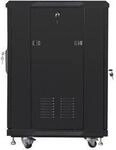Lanberg FF01-6615-12B Rack 15U Freistehendes Gestell Schwarz (FF01-6615-12B)