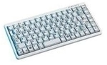 CHERRY Compact-Keyboard G84-4100 - Tastatur - USB - Schweiz - Hellgrau