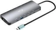i-tec USB-C Metal Nano Dock 2x HDMI 1x Video GLAN Audio/Mic 1xSD/microSD