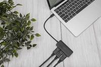 DIGITUS MST Hub - Video-Verteiler - USB-C - 3 x DisplayPort - Desktop