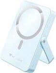 Verbatim Power Bank mit Standfu&szlig; mag.wireless 10000mA blau 32266 (32266)