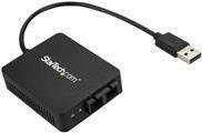 StarTech.com USB 2.0 auf LWL Konverter - 100BaseFX SC - USB 2.0 auf Ethernet Netzwerk
