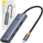 4in1 Hub Baseus UltraJoy USB-C zu USB 3.0 (Grauraum) (B0005280A813-03)