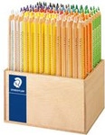 STAEDTLER Dreikant-Buntstift Noris Club jumbo, 112er Display dreieckig, Minenst&auml;rke: