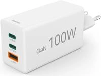 Hama - Netzteil - GaN, 2 USB-C, USB-A, PD - Wechselstrom 100-240 V - 100 Watt -