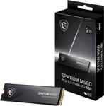 MSI Spatium M560 PCIE 5.0 NVME M.2 2 TB PCI Express 5.0 3D NAND (S78-440Q940-P83)