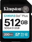 Kingston Canvas Go! Plus - Flash-Speicherkarte - 512 GB - Video Class V30 / UHS-I U3