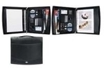 Wedo 58 5701 - Leder - Nylon - Schwarz - Visitenkarte - Papier - 2 Taschen - 360 mm -