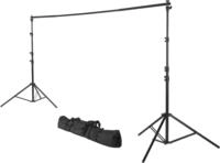 Hama Foto-Hintergrundsystem f&uuml;r Studio und unterwegs, 158-295 cm, ausziehbar