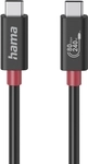 Hama USB-C-Kabel, E-Marker, USB4 Gen4, 80 Gbit/s, 5 A, 240 W, 1,00 m (00200799)