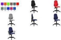 TOPSTAR B&uuml;rostuhl Ortho Point PO90G21 Stoff rot Gestell schwarz (PO90G21)