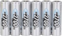 Ansmann Mignon (AA)-Akku NiMH HR06, 4 + 2 gratis 2700 mAh 1.2 V 6 St. (1322-0006-510)