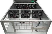 INTER-TECH IPC 4w40 Mining-Rack 48,26cm 48,30cm (19) 4HE IPC-Gehaeuse keine ext/int