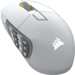 Corsair SCIMITAR ELITE WIRELESS SE Gaming Mouse - White, Optical wireless / USB 2.0