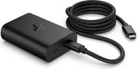 HP 65 W GaN USB-C-Laptop-Ladeger&auml;t - Notebook - Indoor - 5,9,12,15,20 V - Schwarz -
