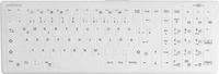 Renkforce RF-6332578, Renkforce RF-WPIK-500 USB Hygiene-Tastatur Deutsch, QWERTZ