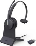 Yealink - Headset - On-Ear - DECT / Bluetooth - kabellos - USB-A &uuml;ber DECT-Adapter,