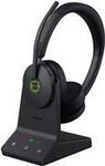 Yealink WH68 UC Headset DECT/Bluetooth On-Ear mit ANC UC-zertifiziert Schwarz