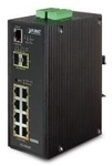 PLANET IGS-10020PT - Switch - managed - 8 x 10/100/1000 (PoE) + 2 x Gigabit SFP - an