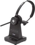 Auerswald COMfortel H-600 Kopfh&ouml;rer Verkabelt & Kabellos Kopfband B&uuml;ro/Callcenter