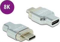 DeLOCK - Thunderbolt / USB-C adapter - USB-C (M) magnetisch bis USB-C (W) - USB 3,2