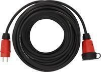 Brennenstuhl 9161250110 Strom Verl&auml;ngerungskabel 16 A Schwarz Rot 25 m H07RN-F 3G
