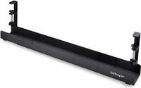 StarTech.com Under Desk Cable Management Tray, Clamp-on Installation -