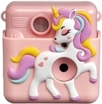 Denver KPC-1363 Kinder Sofortbild-Kamera Einhorn rose (KPC-1363RO)