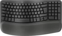 Logitech Wave Keys - Tastatur - kabellos - 2.4 GHz, Bluetooth LE - QWERTZ -