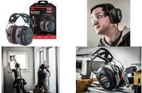 3M Pro-Protect Kapselgeh&ouml;rschutz 90545E, schwarz / rot mit Bluetooth, aktives