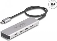 Delock - Hub - 10 Gbps, with 35cm connection cable - 4 x USB-C - Desktop (64231)