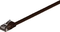 Wentronic 95897, Wentronic Goobay CAT 6 Flach-Patchkabel, U/UTP, Dunkelbraun, 5 m -