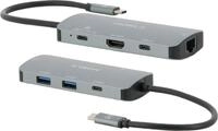 Mobilis USB-C Docking Station - 7 in 1 - 100 W Max. (001382)