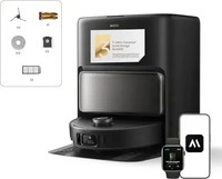 Mova V50 Ultra Complete Schwarz Saug-Wisch-Roboter mit Reinigungsstation 24000 Pa