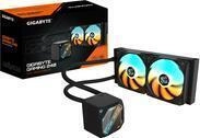 Gigabyte GME 240 Wasserk&uuml;hlung f&uuml;r AMD und Intel CPU Schwarz - CPU-K&uuml;hler - 35,8