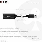 Club 3D USB 5GBPS TYPE-A TO RJ45 ETHERNET M/F ADAPTER - Adapter - Digital/Daten