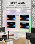 Goobay HDMI-Splitter 1 auf 4 (4K @ 60 Hz) (58483)