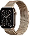 Apple Watch Series 11&nbsp;GPS + Cellular 42mm&nbsp;Gold Titanium Case with Gold Milanese