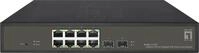LevelOne Hilbert 10-Port Gigabit PoE Smart Lite Switch - 8 PoE Ausg&auml;nge - 2 x
