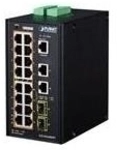 PLANET IGS-20160HPT - Switch - L3 - managed - 16 x 10/100/1000 (PoE+) + 2 x